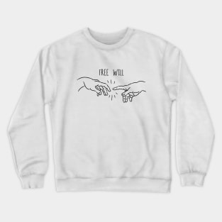 hands doodle Crewneck Sweatshirt